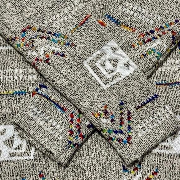 ON BLUE Aztec Long Knit Cardigan Sweater 2x Duster Boho Western Tribal Hippie - Picture 7 of 13